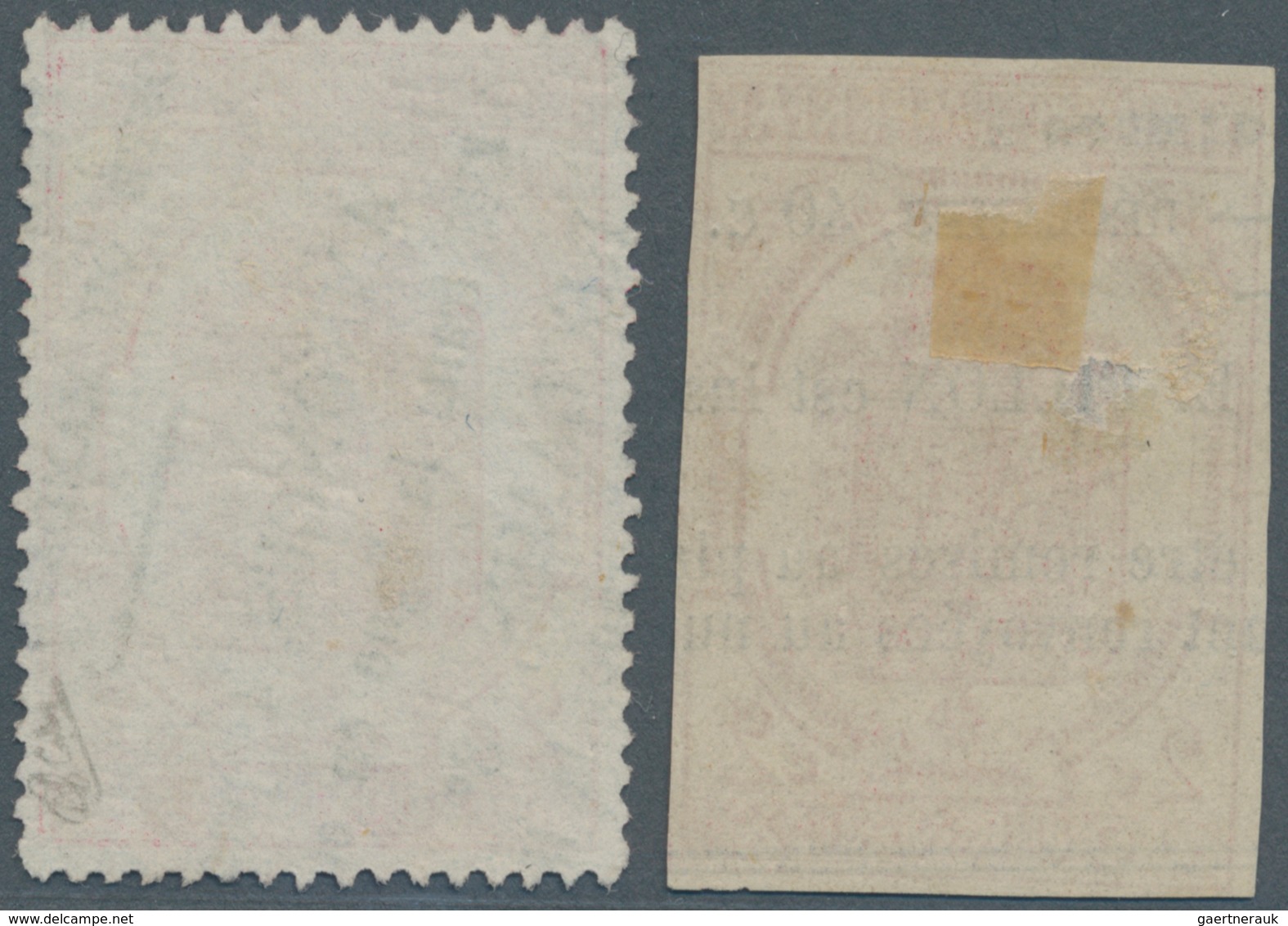 Frankreich - Zeitungsmarken: 1868 (ca): 2 C Newspaper Stamps, Imperofrated And Perforated, Each Supe - Kranten