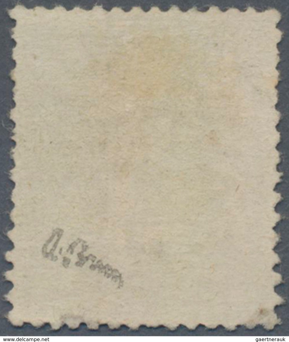 Frankreich - Vorausentwertungen: 1893, Sage 3c. Grey, Irregular/corrected Perfs, Signed Brun. 850,- - Other & Unclassified