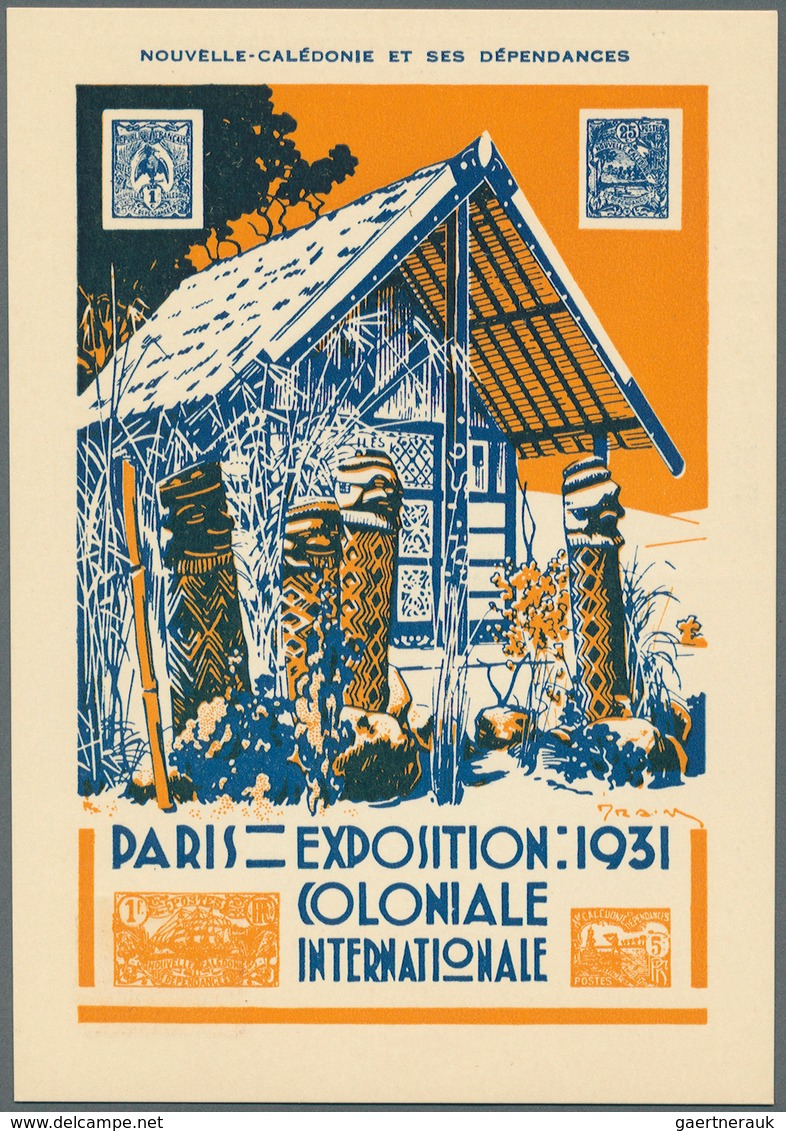 Frankreich - Ganzsachen: 1931: EXPOSTION COLONIALE INTERNATIONALE, PARIS 1931, Serie von 12 Postkart