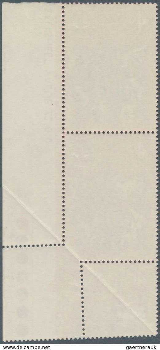 Großbritannien: 1970, 4 D. Christmas (Shepherds And The Apparition Of The Angel), Vertical Strip Of - Other & Unclassified