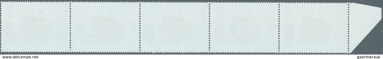 Großbritannien: 1998, 26 P. Oldtimer (Sir Henry Segrave's Sunbeam), Horizontal Strip Of 5, 2nd Stamp - Other & Unclassified