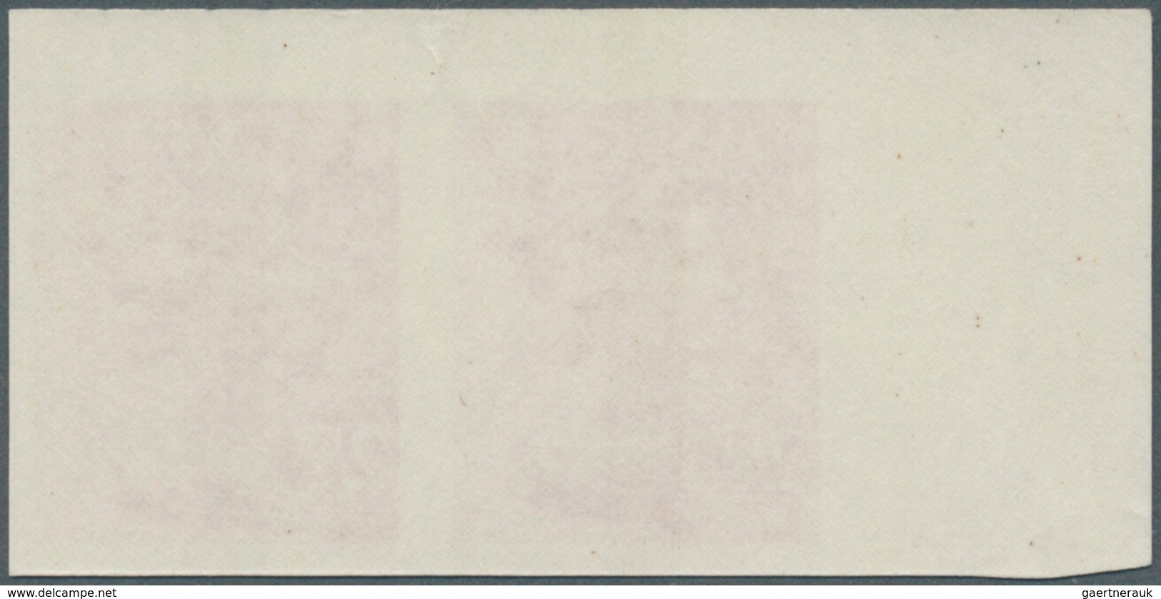 Großbritannien - Machin: 1971, 2 1/2 P. Magenta, Imperforated Horizontal Pair From The Upper Left Co - Machins