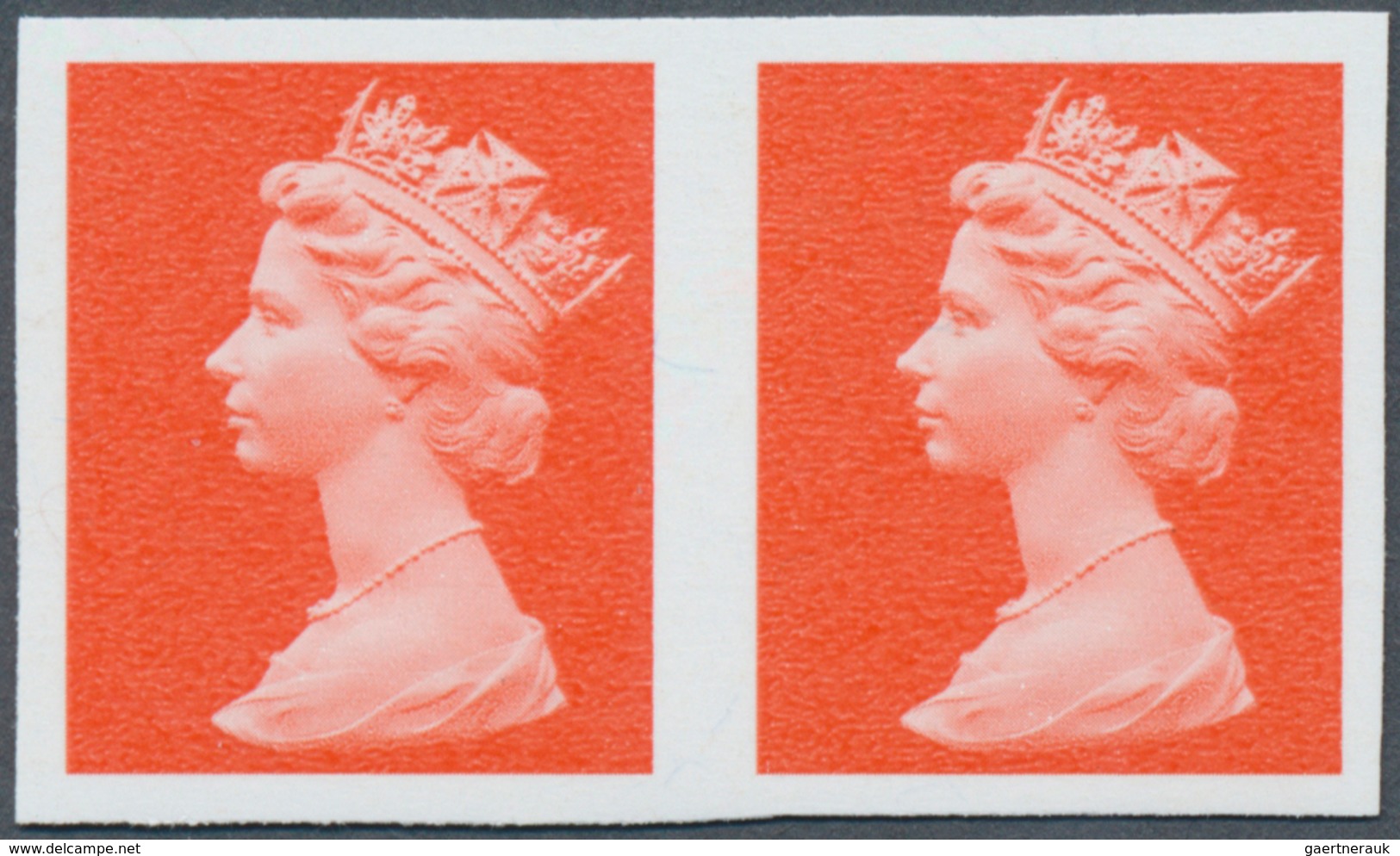 Großbritannien - Machin: 1997, Imperforate Proof In Issued Design Without Value On Gummed Paper, Hor - Machins