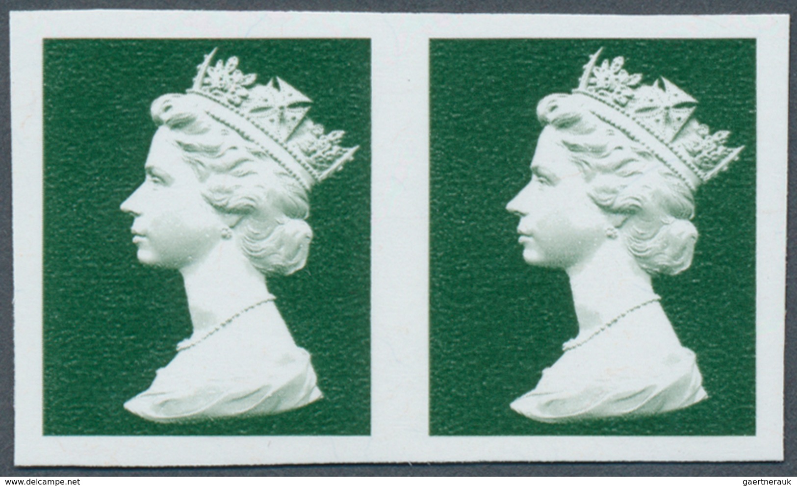 Großbritannien - Machin: 1997, Imperforate Proof In Issued Design Without Value On Gummed Paper, Hor - Machins