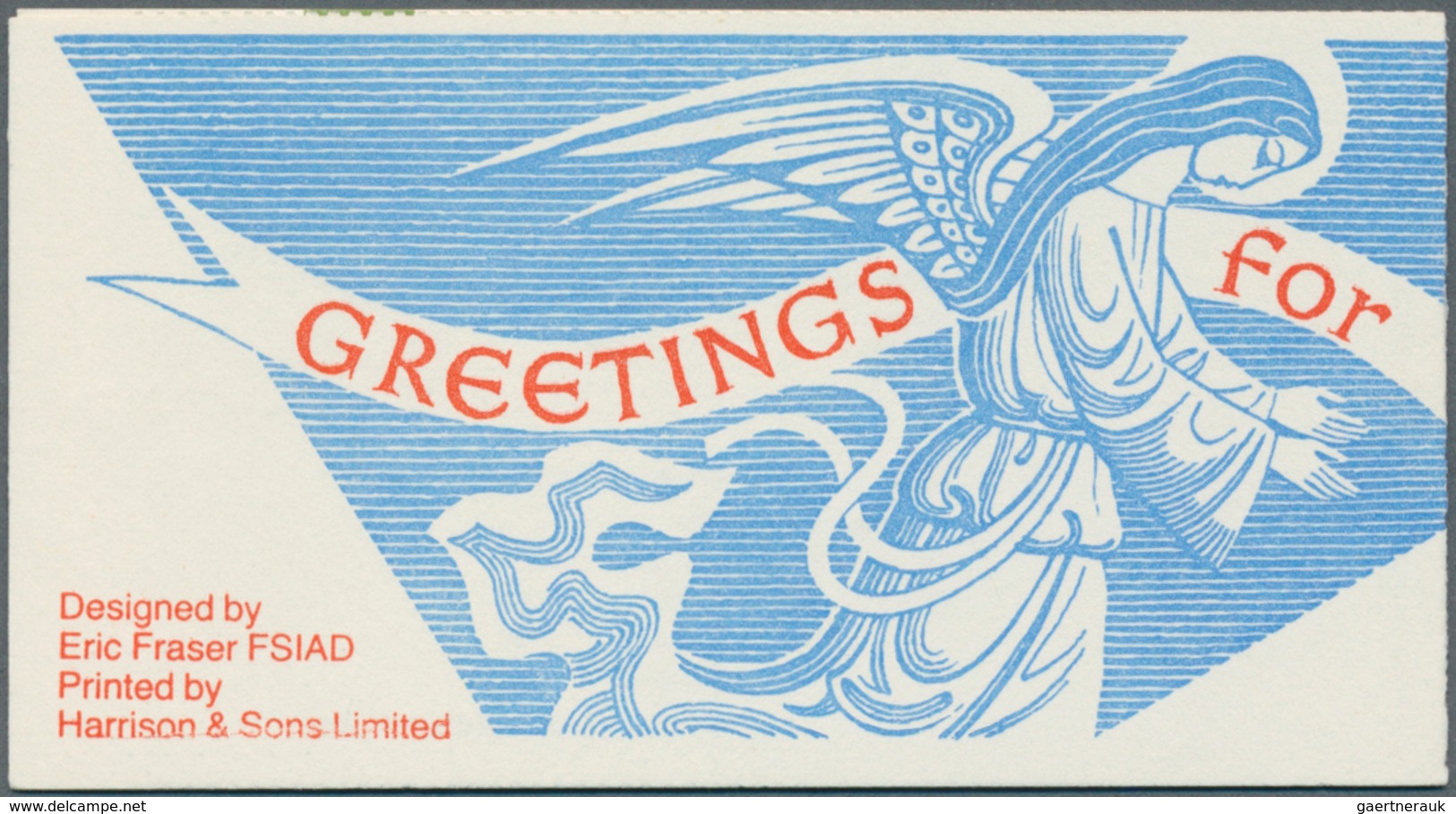 Großbritannien - Markenheftchen: 1980, Booklet With Sheet No. 94F (without Phosphor Stripes), Stampe - Booklets