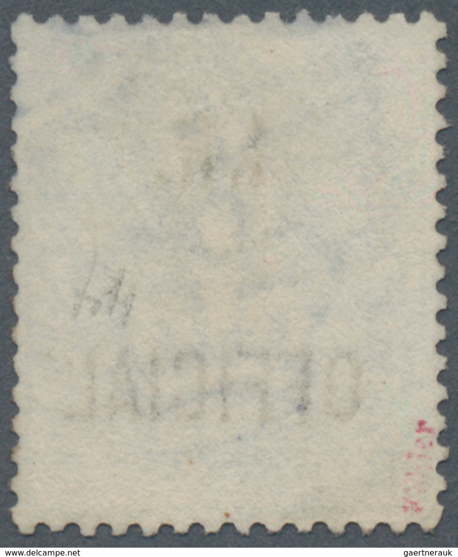 Großbritannien - Dienstmarken: 1885, Inland Revenue, QV 1s. Dull Green, Well Perforated, Used Copy W - Dienstmarken