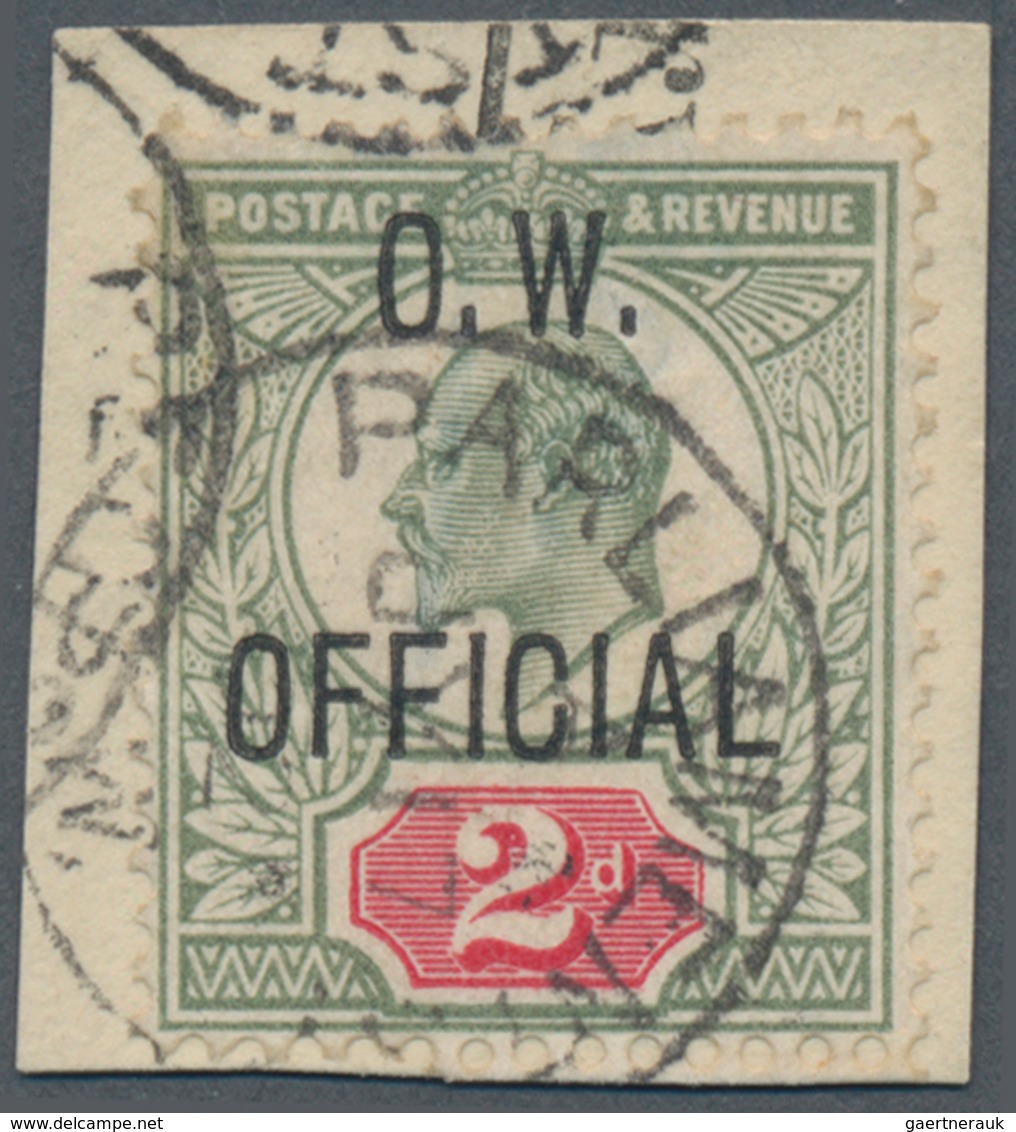 Großbritannien - Dienstmarken: 1902, Office Of Works, KEVII 2d. Yellowish Green/carmine-red, Fresh C - Officials