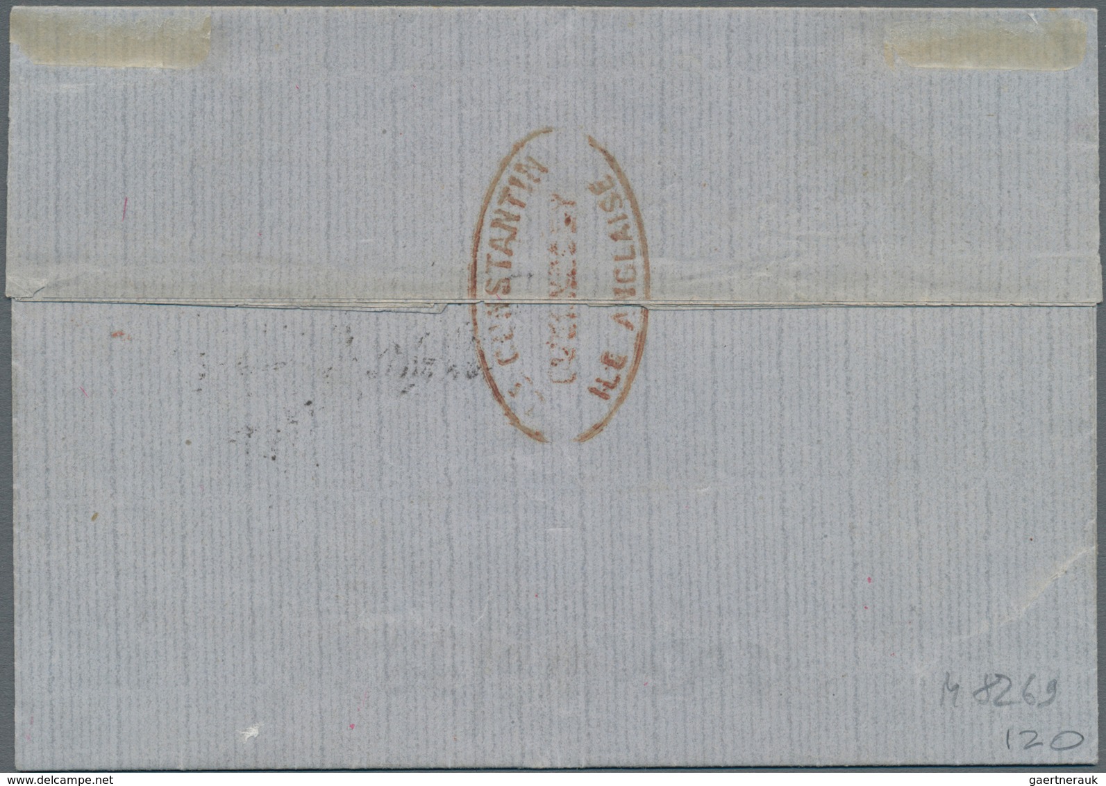 Großbritannien - Guernsey: 1883, Entire Letter From Guernsey 24 Mar 1883 To St.Malo/France, Franked - Guernsey