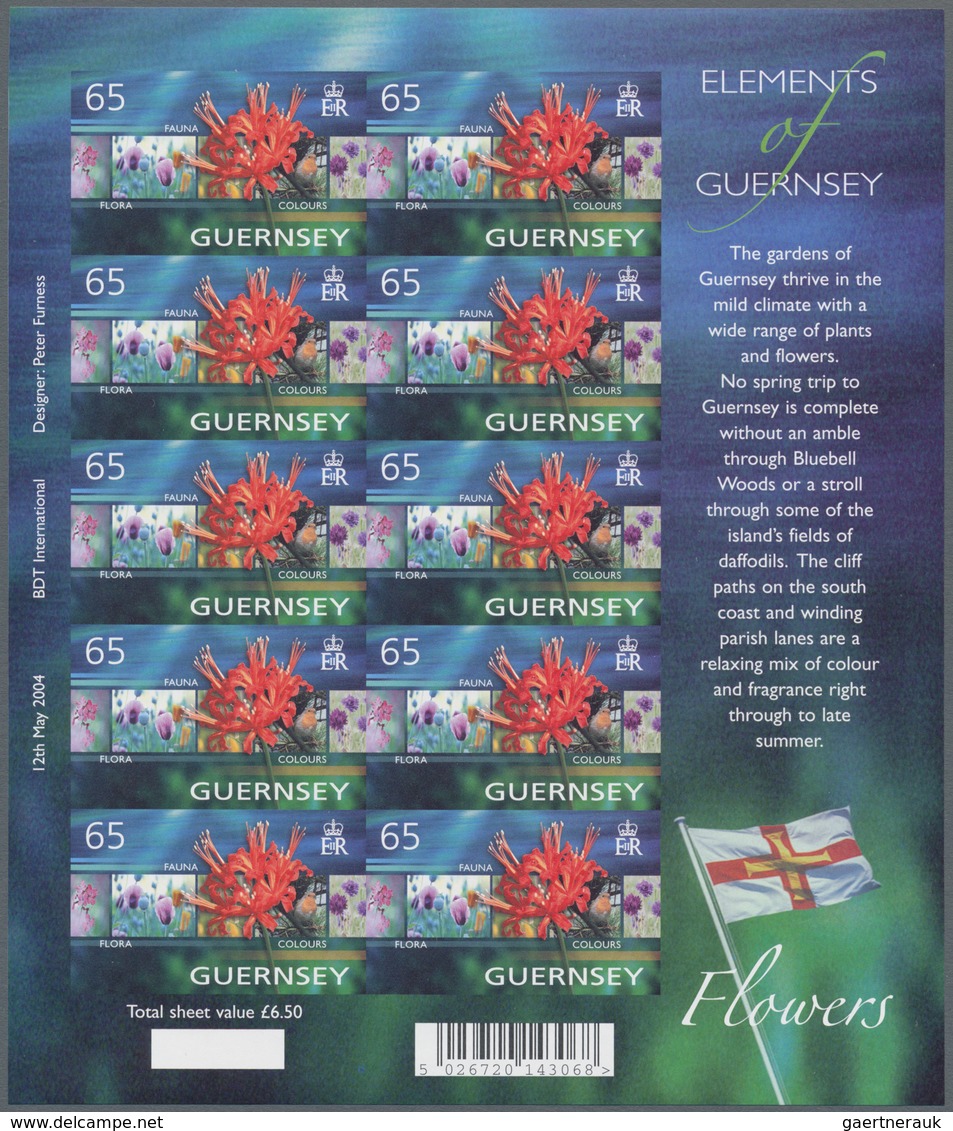 Großbritannien - Guernsey: 2004, 65 P. "Europe - Tourism - Holidays Fauna And Flora", Mint Never Hin - Guernsey