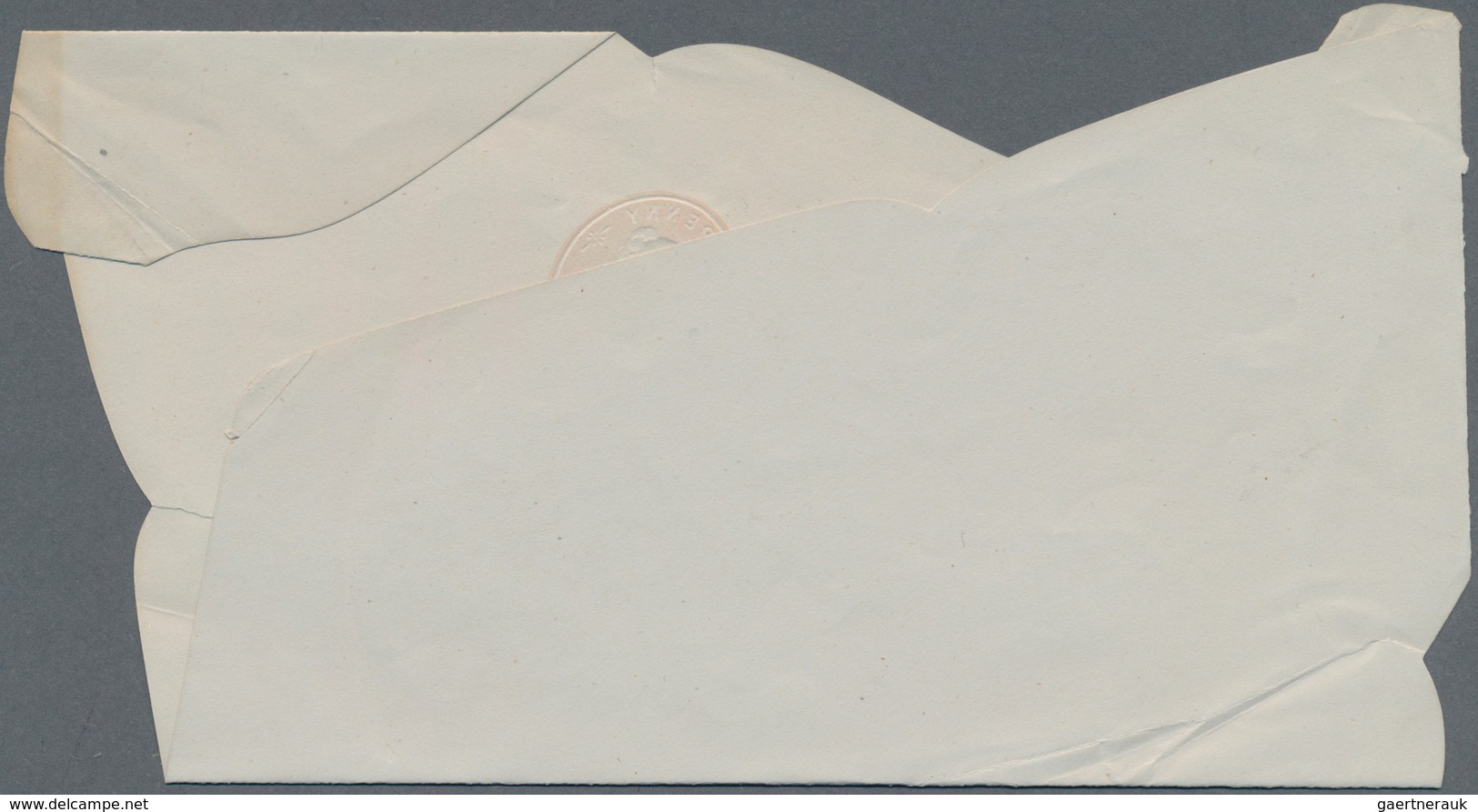 Großbritannien - Ganzsachen: 1893 Unused Postal Stationery Envelope Halfpenny Orange Red Queen Victo - Andere & Zonder Classificatie