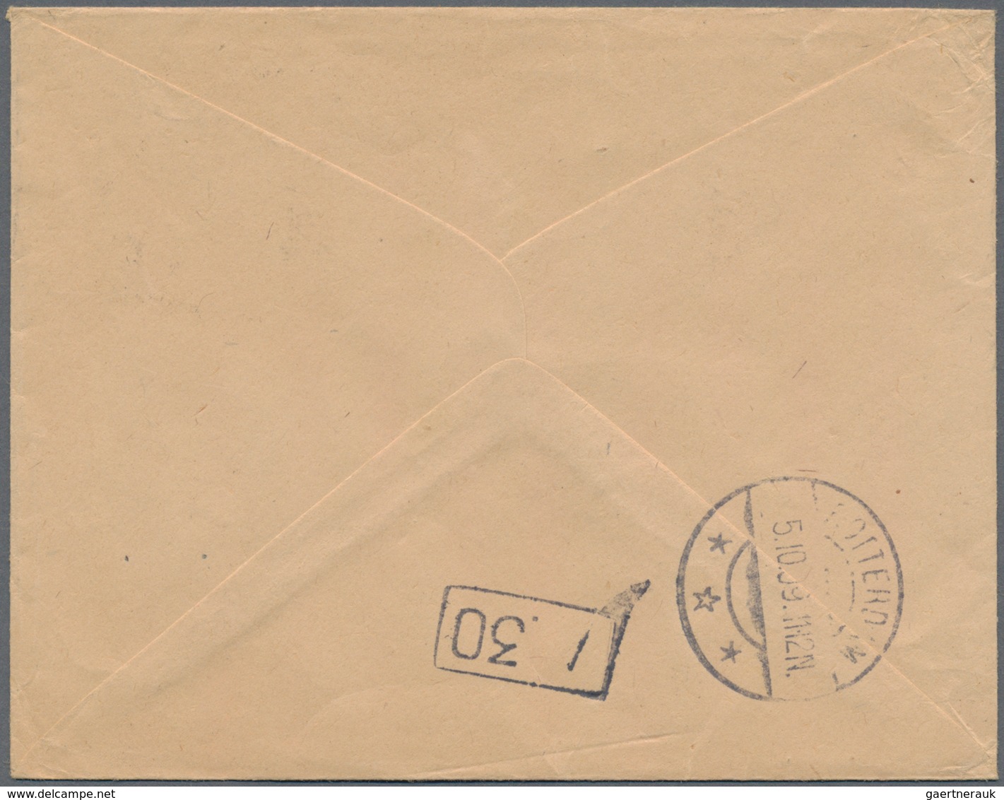 Großbritannien - Ganzsachen: 1899/1957 Three Covers Franked With Cutouts From Different Stationeries - Andere & Zonder Classificatie