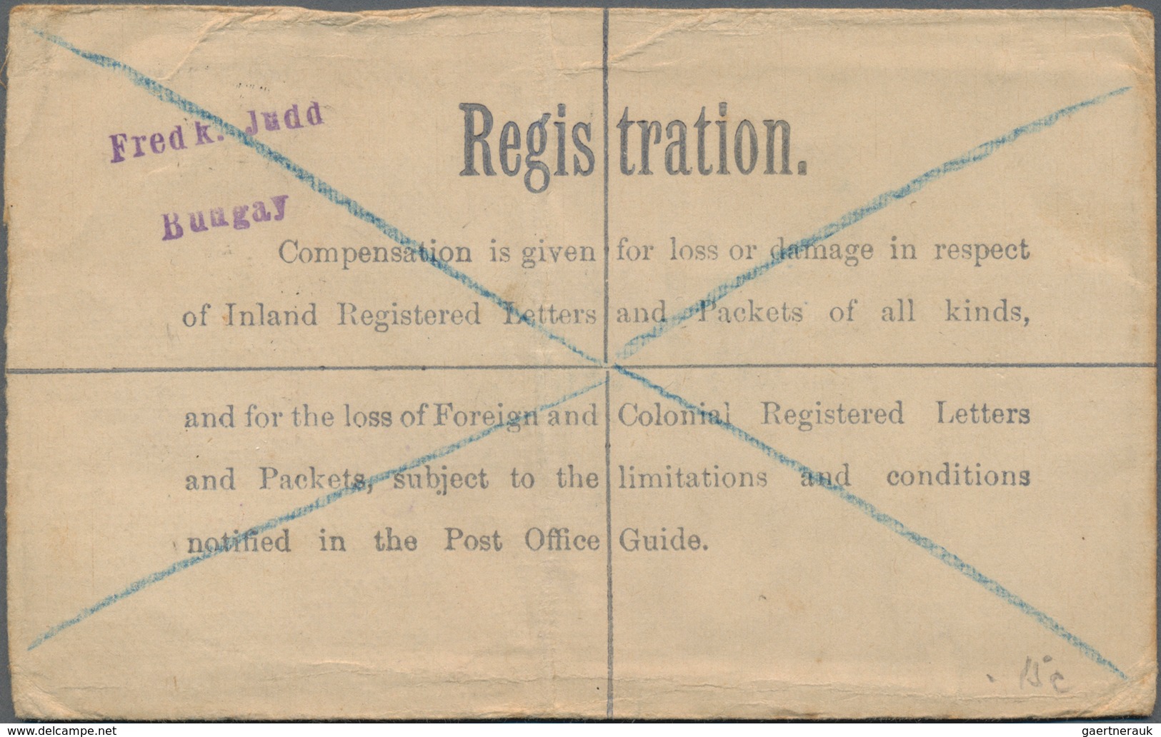 Großbritannien - Ganzsachen: 1915/25 Four Commercially Used And One Unused Postal Stationery Registe - Other & Unclassified