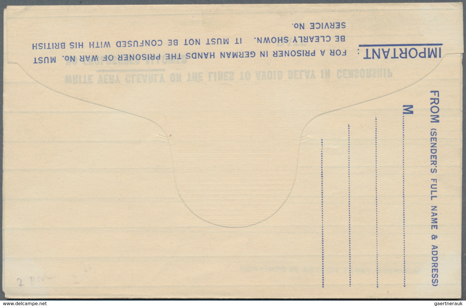 Großbritannien - Ganzsachen: 1942/44five Unused Airmail Postal Stationery Cards And Aerograms For Us - Andere & Zonder Classificatie