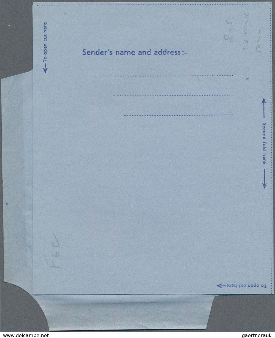 Großbritannien - Ganzsachen: 1950 Unused Aerogram 6d KG VI. (no Watermark), With Overprint "SCHOOL S - Andere & Zonder Classificatie