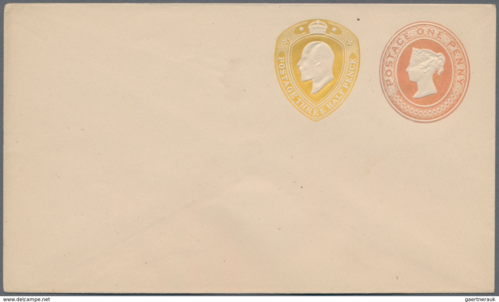 Großbritannien - Privatganzsachen: 1890/1902 (ca.) Two Unused Private Postal Stationery Envelopes Qu - Other & Unclassified