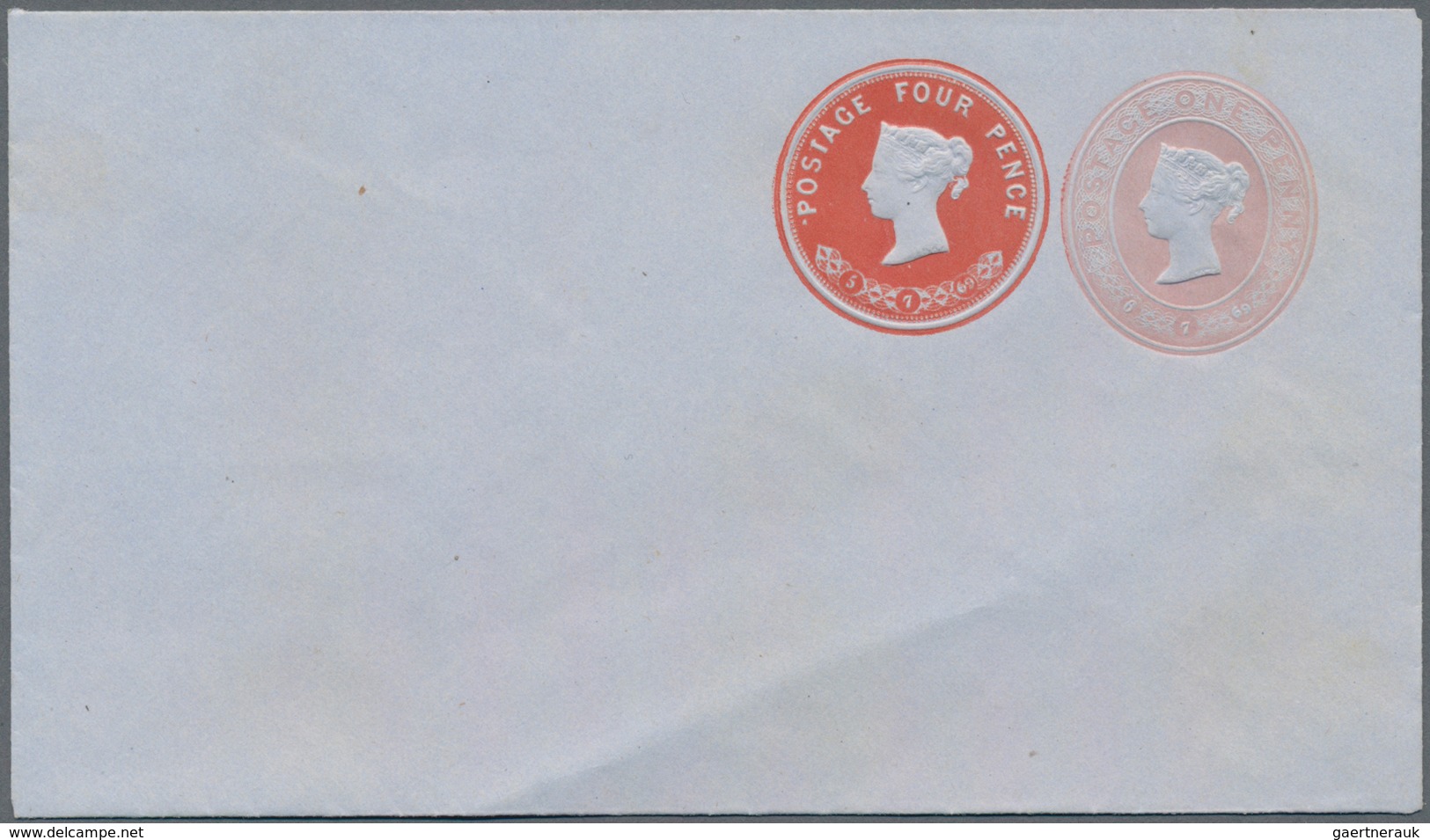 Großbritannien - Privatganzsachen: 1890/1902 (ca.) Two Unused Private Postal Stationery Envelopes Qu - Other & Unclassified