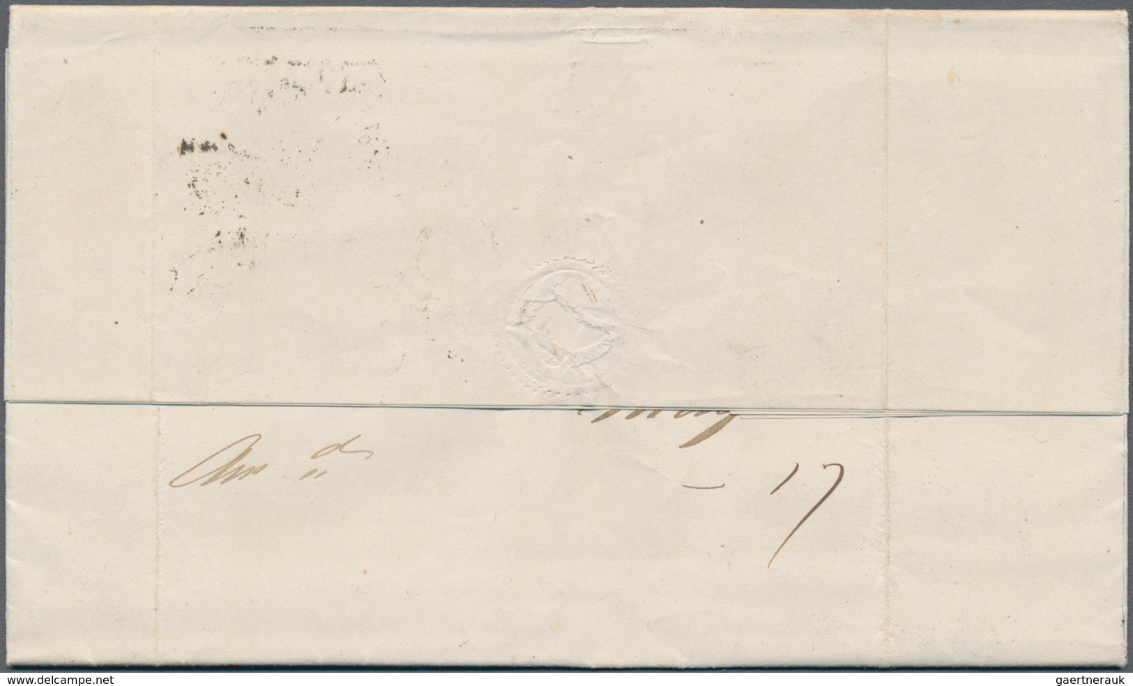 Großbritannien - Stempel: 1865, Two Folded Letters Each With Forwarder Mark "DAVID TAYLOR & SONS; LO - Marcofilie