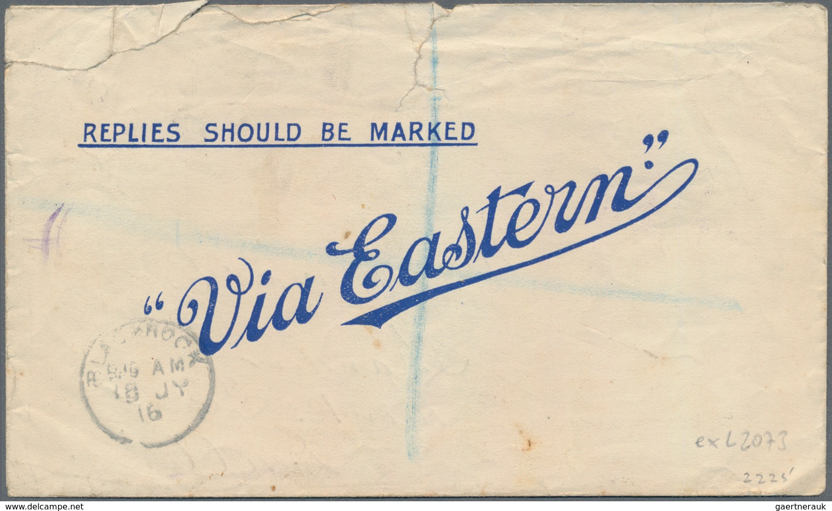 Großbritannien - Besonderheiten: 1916/1930, 3 telegram envelopes including 1916 "Expeditionary Force