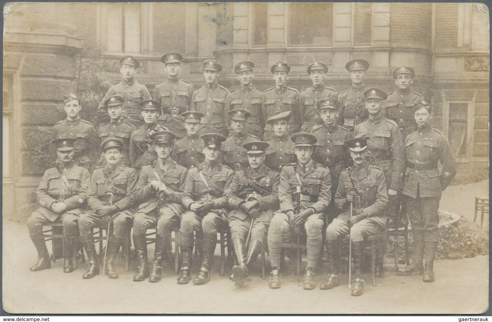 Großbritannien - Besonderheiten: 1920: Stampless Photographic Post Card Of The British Delegation, B - Sonstige & Ohne Zuordnung