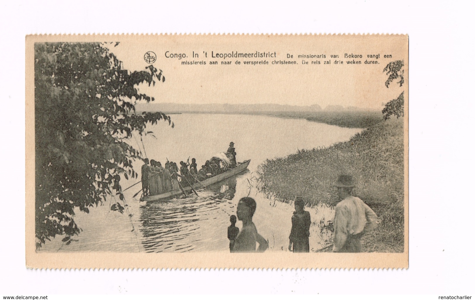 District De Léopoldville.Les Missionnaires De Bokoro Partent En Voyage. - Congo Belge