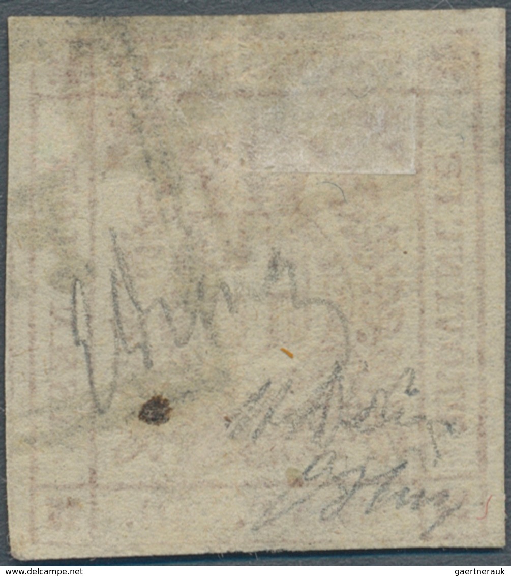 Italien - Altitalienische Staaten: Modena: 1859. Provisional Government. 40 Centesimi Carmine-brown, - Modena