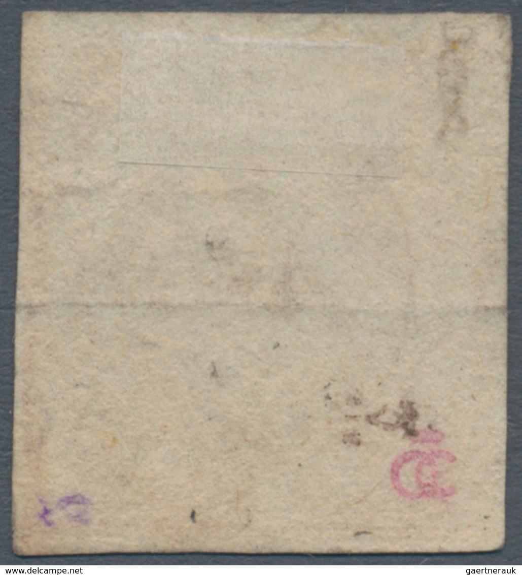 Italien - Altitalienische Staaten: Neapel: 1858, 50 Grana, Rose Brown, Unused Without Gum, Crossed B - Naples