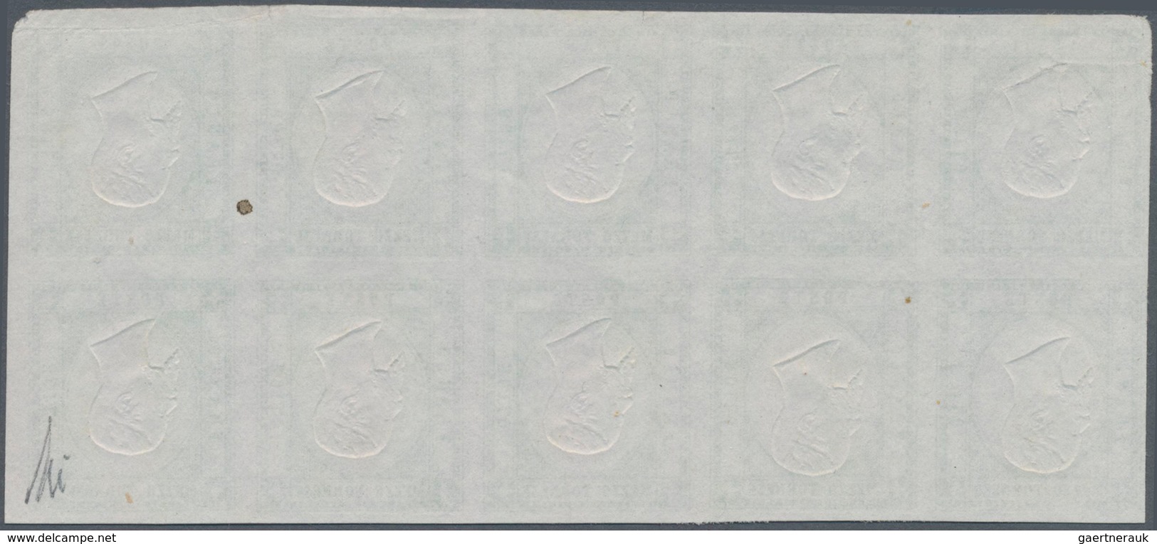 Italien - Altitalienische Staaten: Neapel: 1861, 1/2 Tornese Green Color-proof With Inverted Middle - Napels