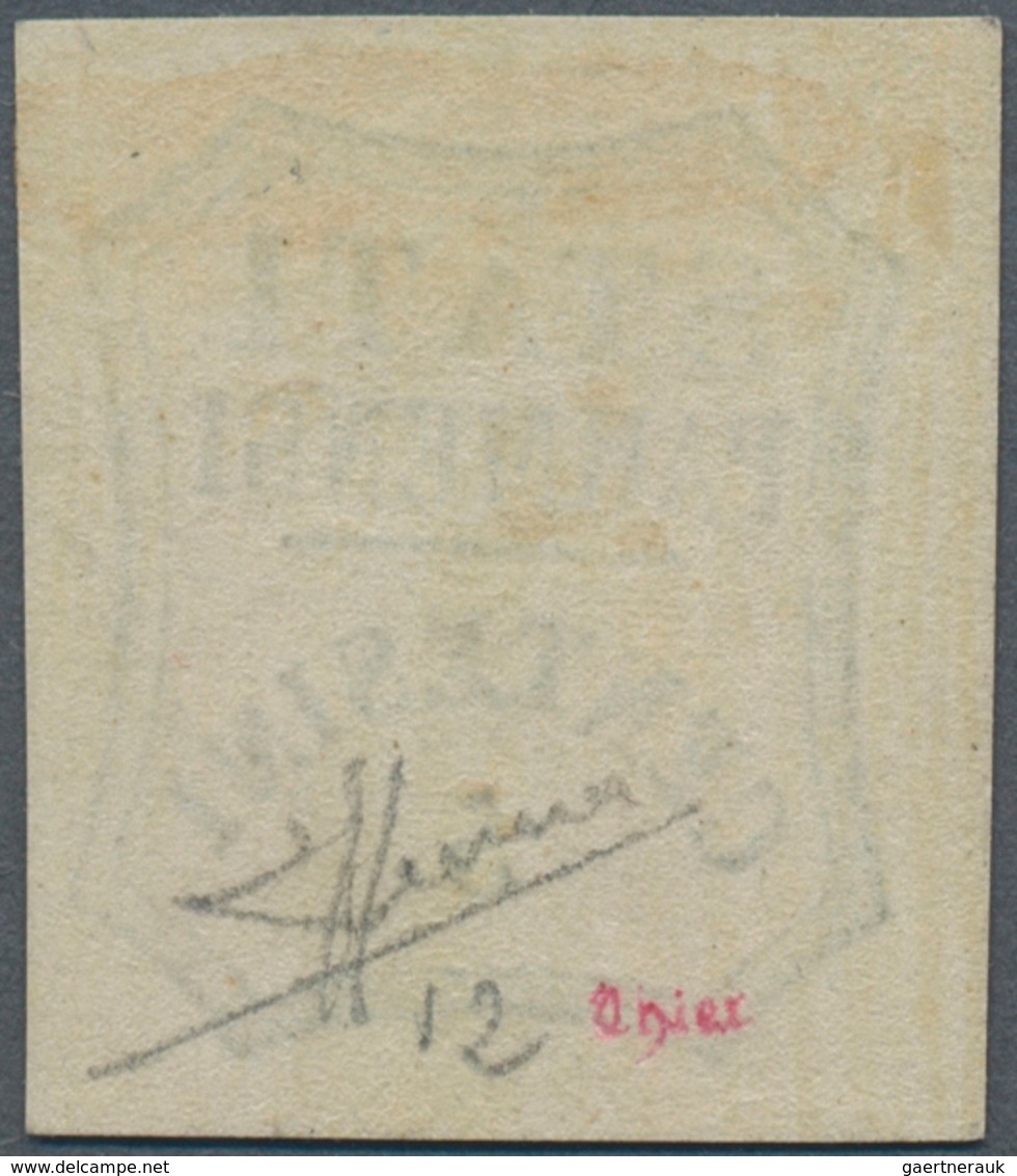 Italien - Altitalienische Staaten: Parma: 1859, Octagonal Shield 5 C Blue-green MINT NEVER HINGED OR - Parma