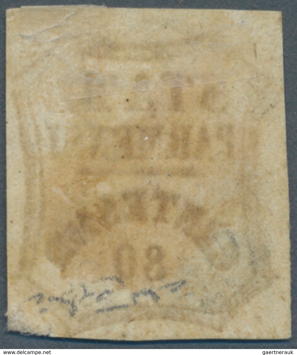 Italien - Altitalienische Staaten: Parma: 1859, 80 C Bistre Orange Mint With Parts Of Original Gum A - Parma