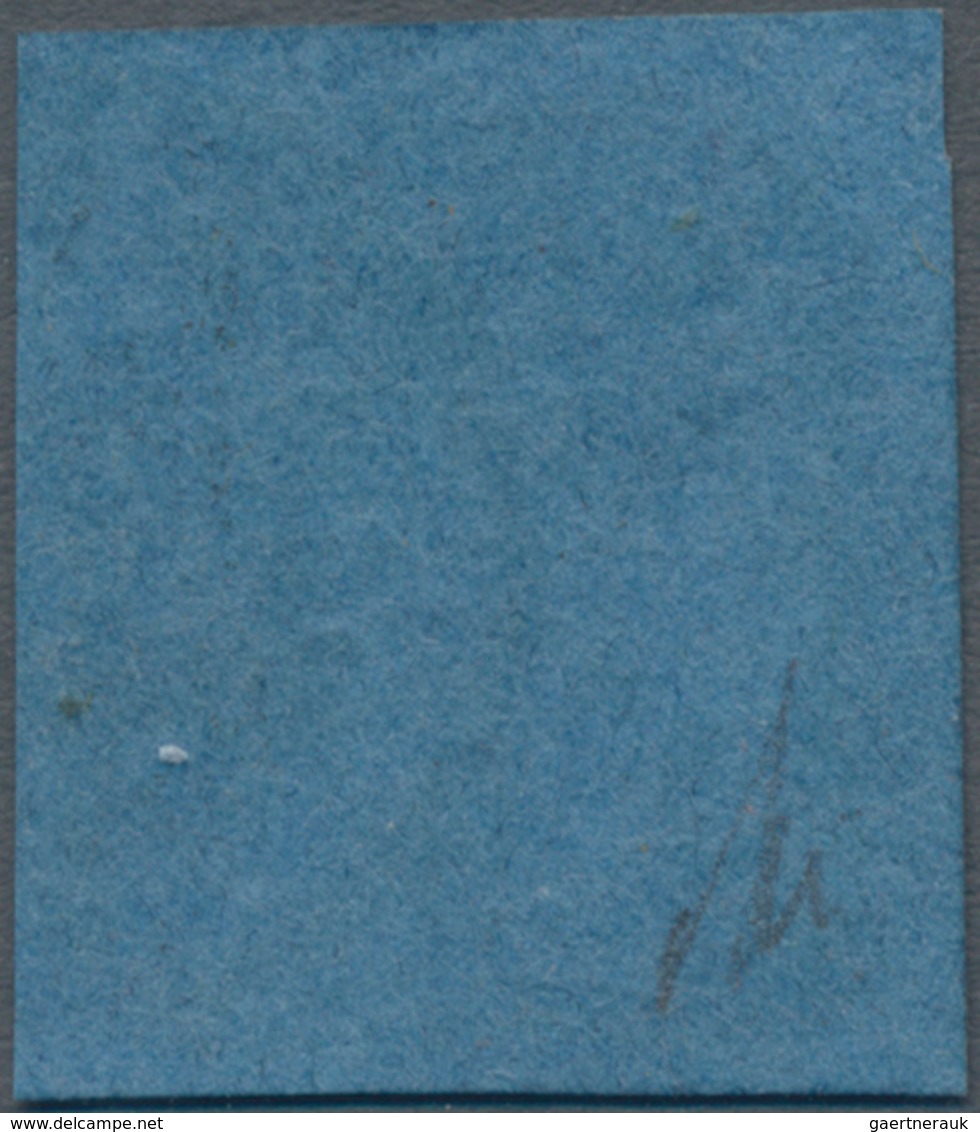 Italien - Altitalienische Staaten: Parma - Zeitungsstempelmarken: 1853, 9 Cent. Black On Blue Cancel - Parma