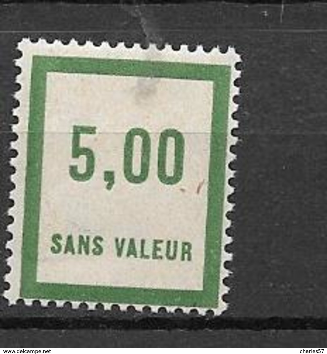 FRANCE FICTIF N°F55** Mnh Sans Charnière - Fictifs