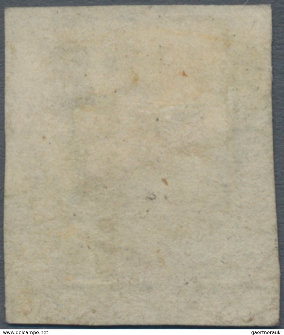 Italien - Altitalienische Staaten: Sizilien: 1859 20gr. Slate, Used And Cancelled By Part Of Ornamen - Sicily