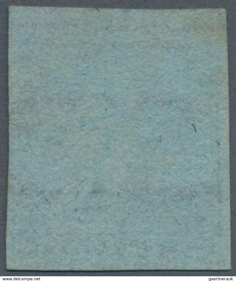 Italien - Altitalienische Staaten: Toscana: 1851, 2 Cr Blue Unused Without Gum, All Sides Full Margi - Toscana