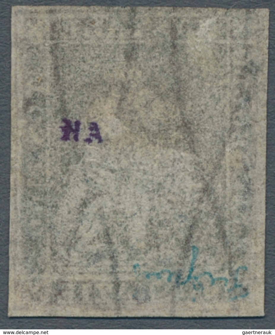 Italien - Altitalienische Staaten: Toscana: 1859, "9 Cr. Lilac", Cancelled With "heavy" Rhombe With - Tuscany
