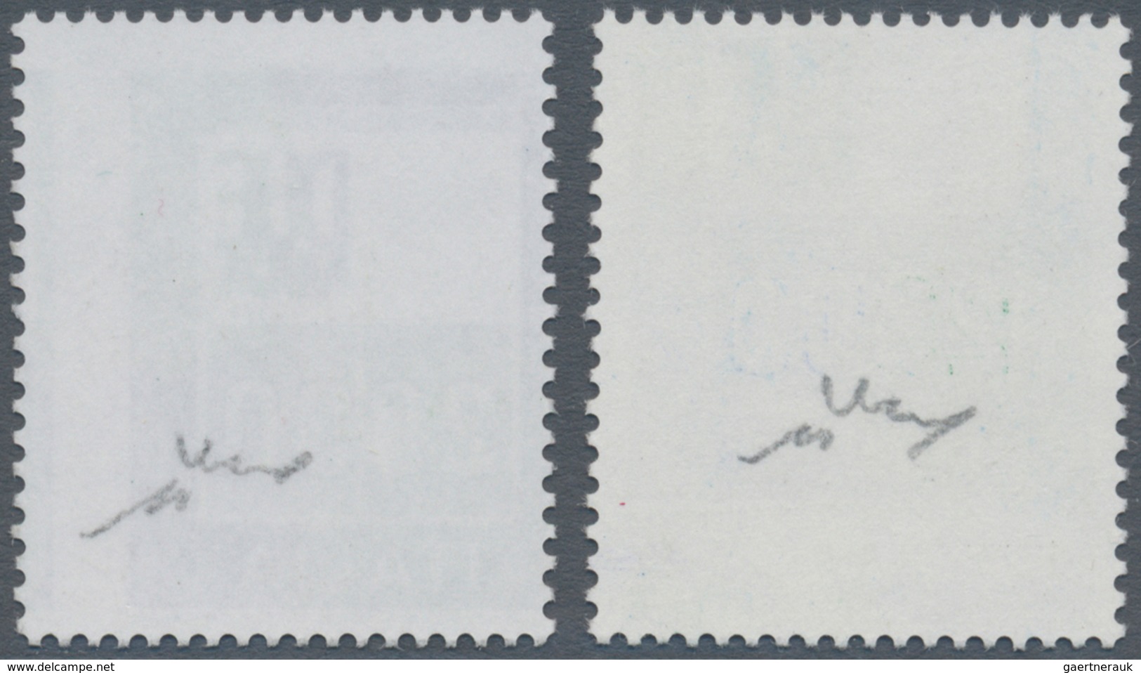 Italien: 1978, 2000 L "Italia" Definitive Issue, 2 Stamps With Printing Error "missing Head", Both S - Mint/hinged