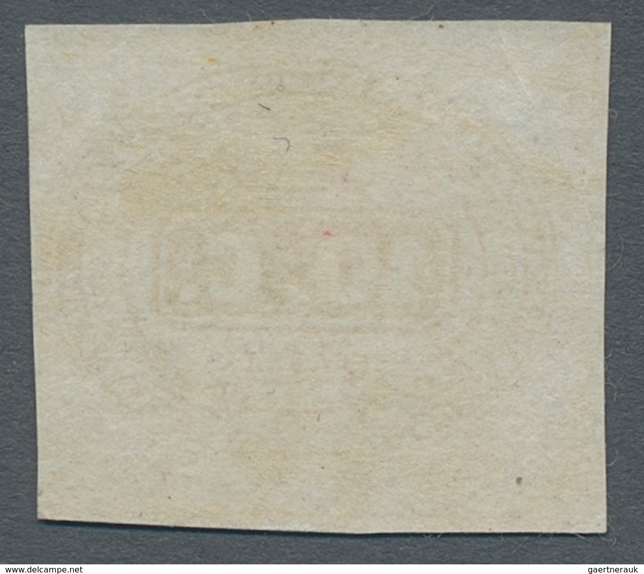 Italien - Portomarken: 1863, "10 C. Ocher", Value In Fresh Color With Full Margins And Full Original - Strafport