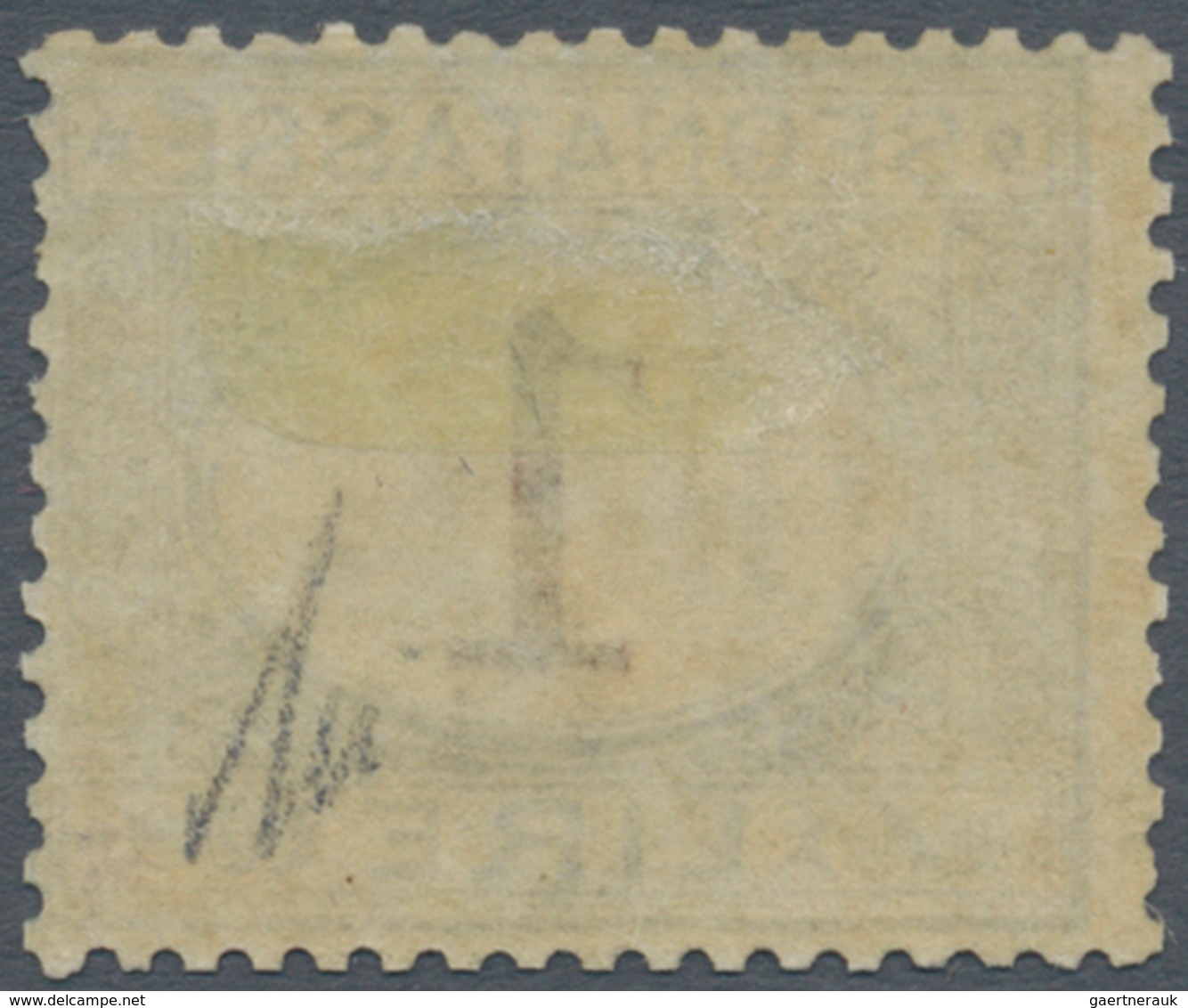 Italien - Portomarken: 1870: Postage Due, 1 Lira Light Blue And Brown, Mint With Original Gum; Certi - Postage Due