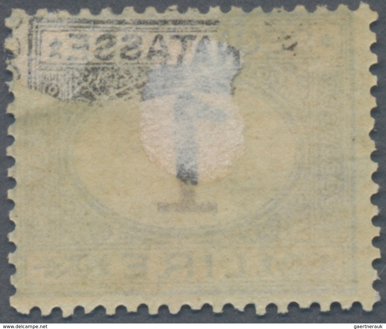 Italien - Portomarken: 1870, Postage Due 1 Lira Blue/brown In Fresh Color With Perfect Perforation A - Postage Due