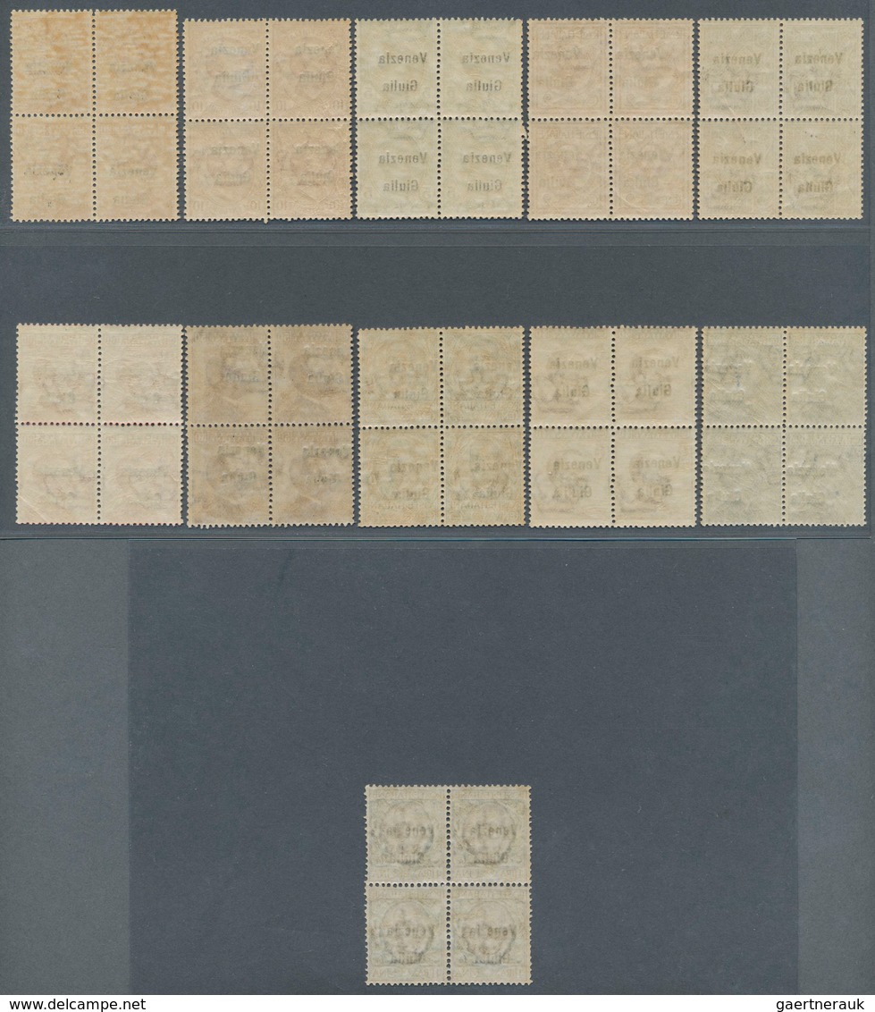 Italienische Besetzung 1918/23 - Julisch-Venetien: 1918/1919, 1c. To 1l., Complete Set Of Eleven Sta - Venezia Giulia