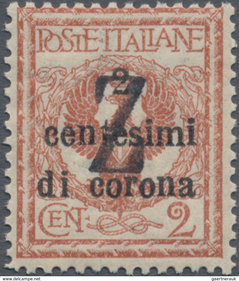 Italienische Besetzung 1918/23 - Trentino: 1918/19: Postage Due Provisionals. Bozen/Bolzano 3. 2c Re - Trento