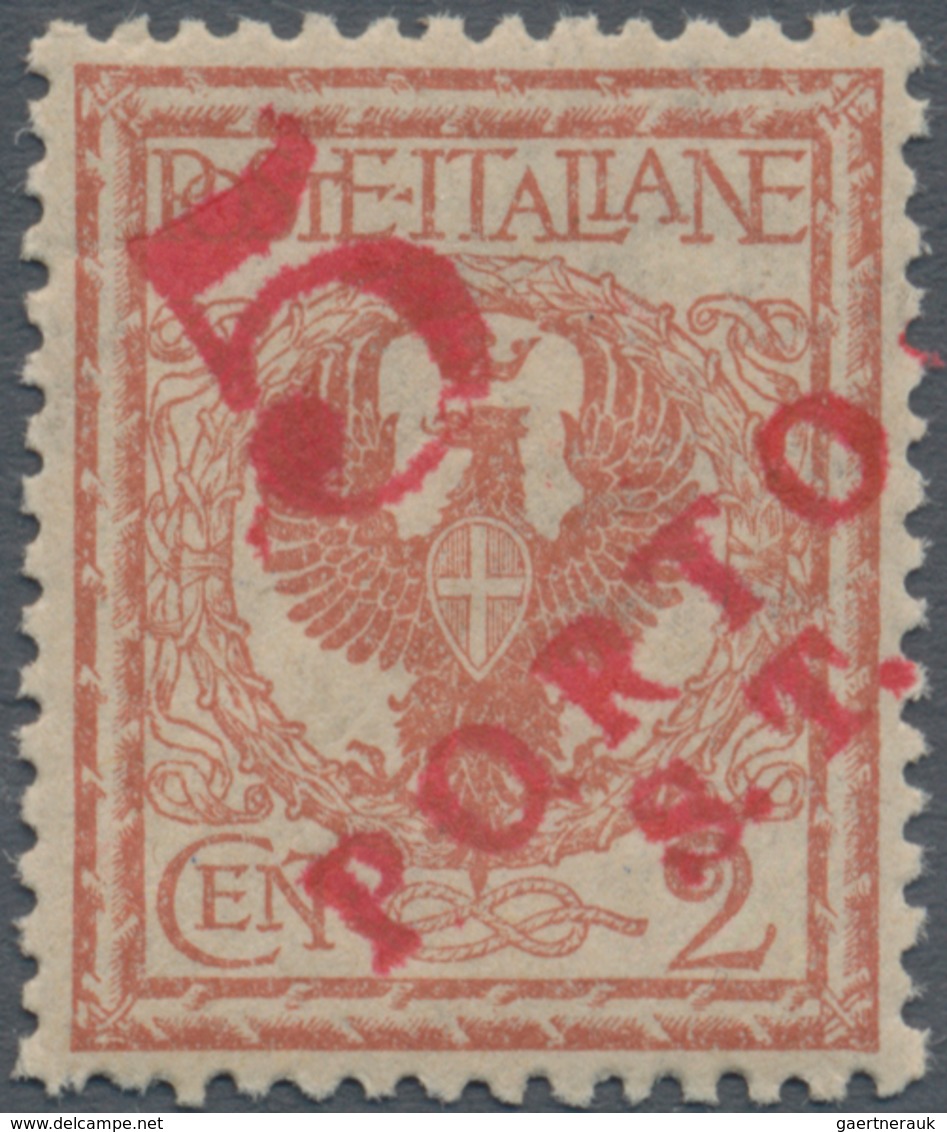 Italienische Besetzung 1918/23 - Trentino: 1918/19: Postage Due Provisionals. Bozen/Bolzano 3. 2c Re - Trento