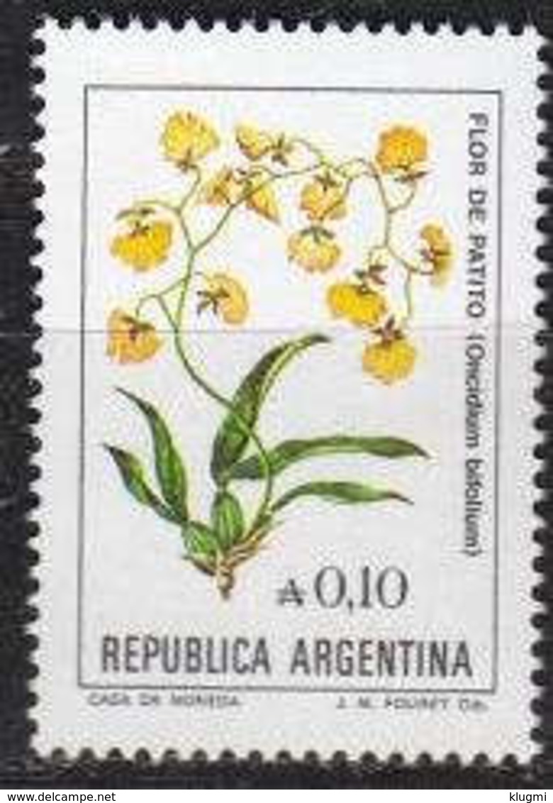 ARGENTINIEN ARGENTINA [1985] MiNr 1753 ( **/mnh ) Ex Blumen - Ungebraucht