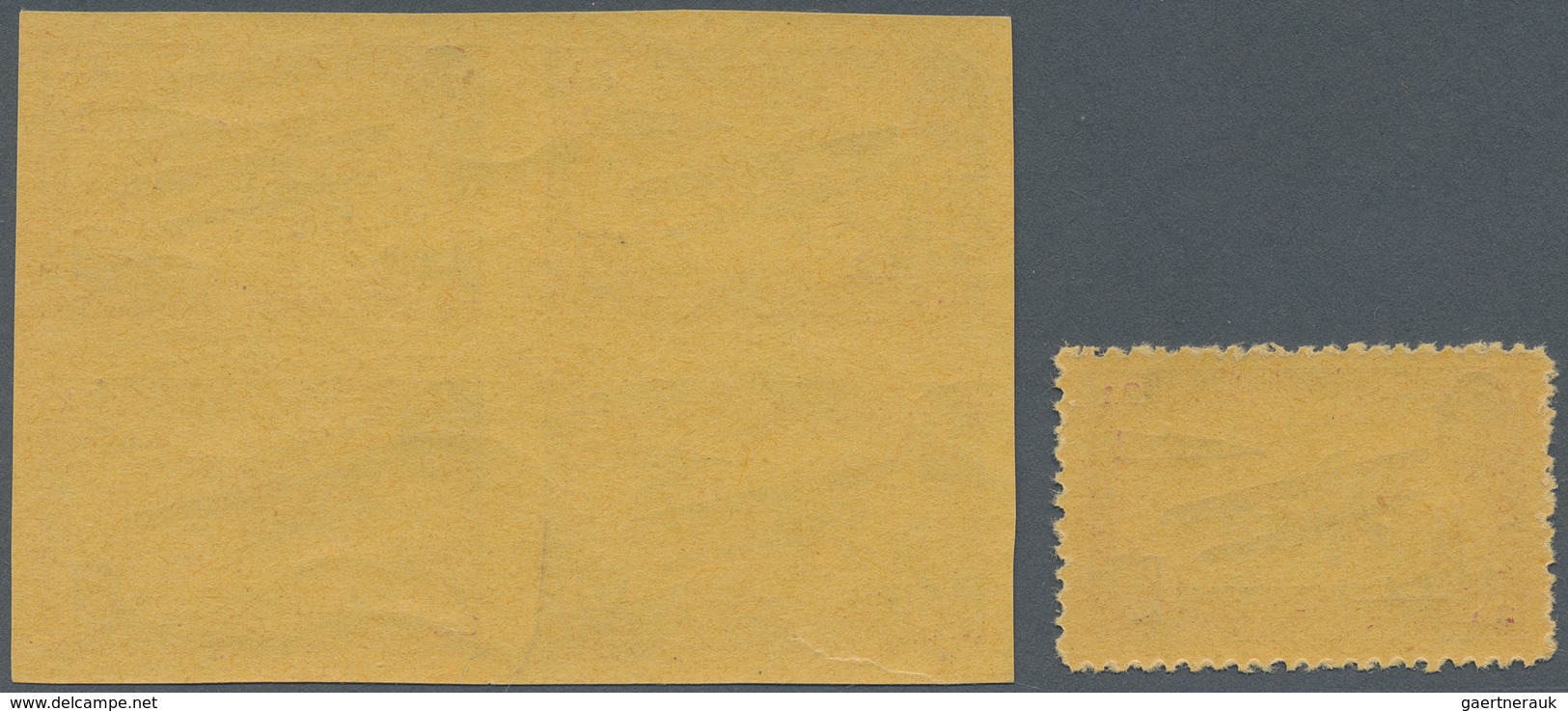 Jugoslawien: 1928. AIRMAIL. ESSAY. Prepared But Not Issued. 2 D Blue/buff, Perf. L1, Inscribed "KRAL - Other & Unclassified