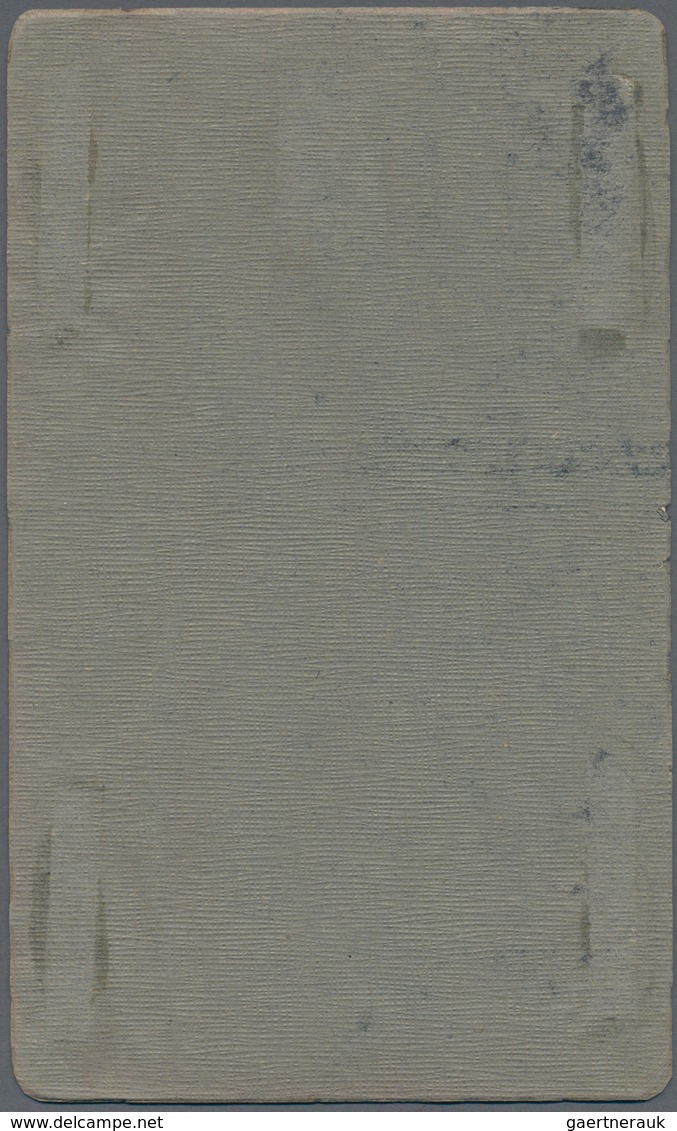 Kreta - Besonderheiten: 1904/1905, Bradbury, Wilkinson & Co. Presentation Card "Direction Des Postes - Crete