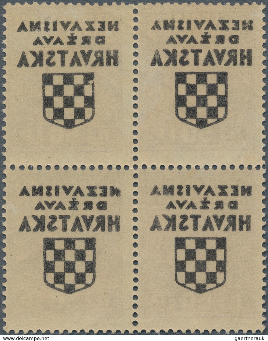 Kroatien - Portomarken: 1941. Postage Due. Provisional Issue Created By Overprinting The Last Postag - Croatia