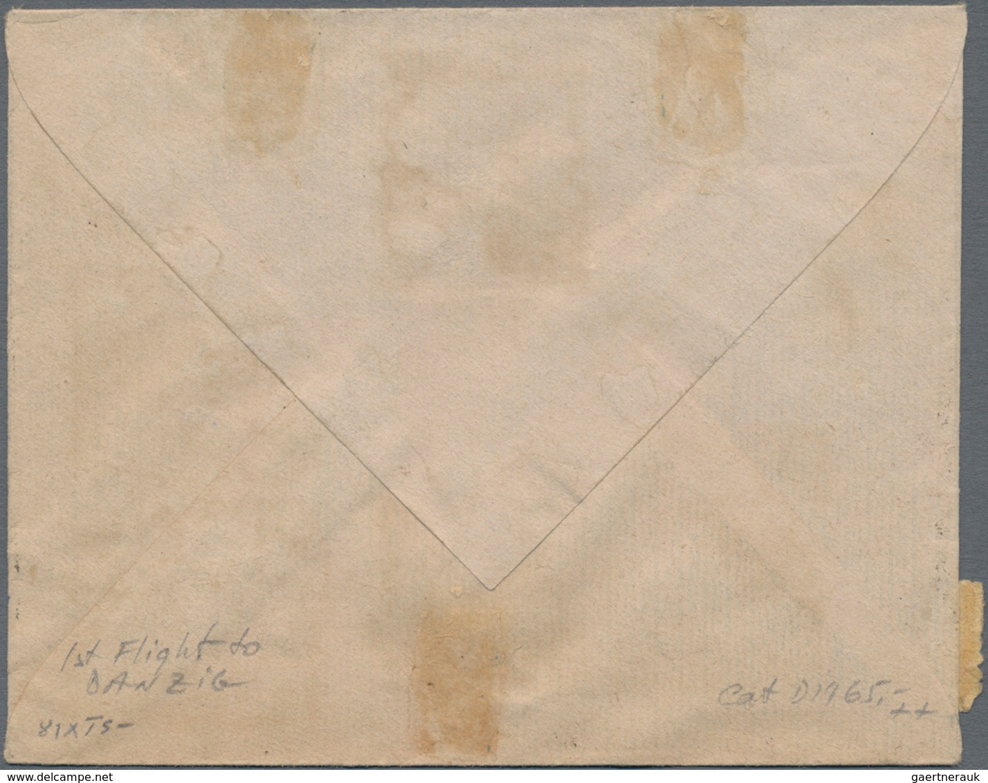 Lettland: 1921, RIGA-DANZIG: Registered Printed Matter And Registered Letter With RIGA "R" Numerator - Latvia