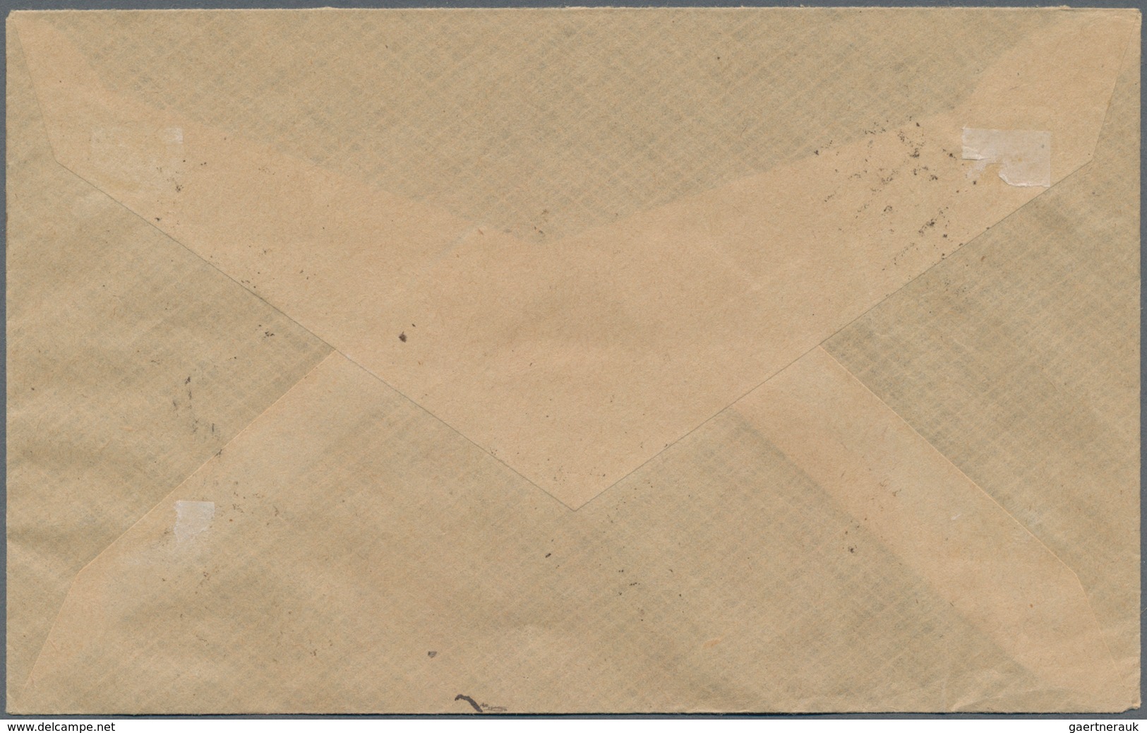 Lettland: 1921 Air Triangles 10r. And 20r., Perforated On Cover From Leepaja (18.8.21) And Both Stam - Lettonie