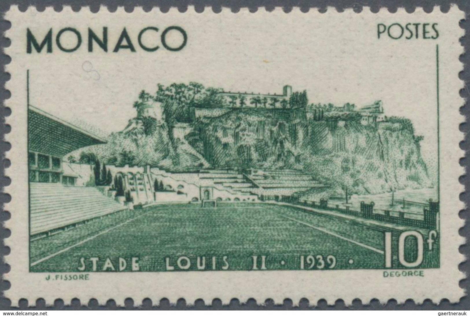 Monaco: 1938 First Souvenir Sheet 10f. Plus 1939 10f. Green, Both Mint Never Hinged, The S/s With A - Unused Stamps