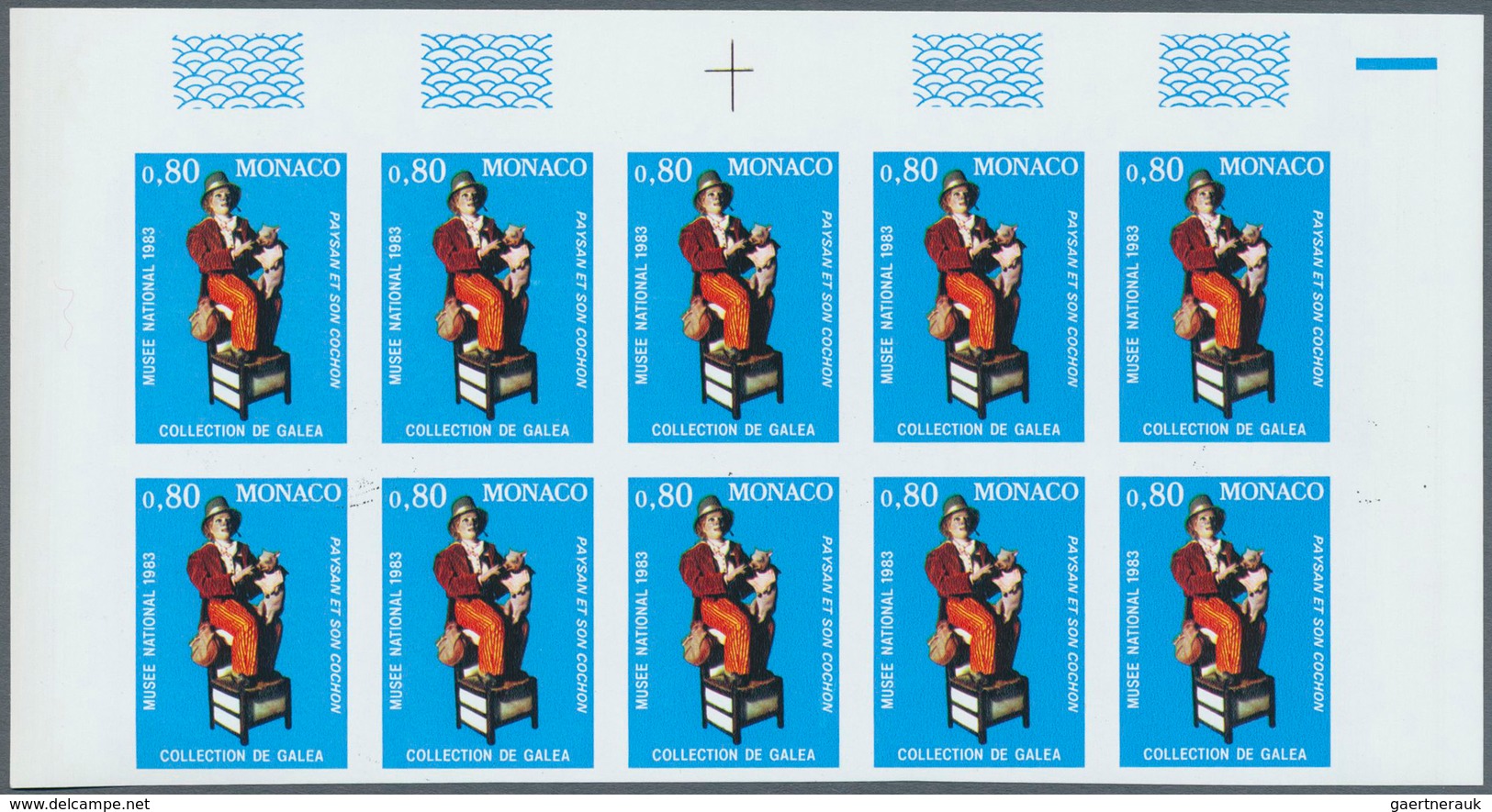 Monaco: 1983, Automaten Des 19. Jahrhunderts Aus Dem Nationalmuseum Kompletter Satz Von Acht Werten - Unused Stamps
