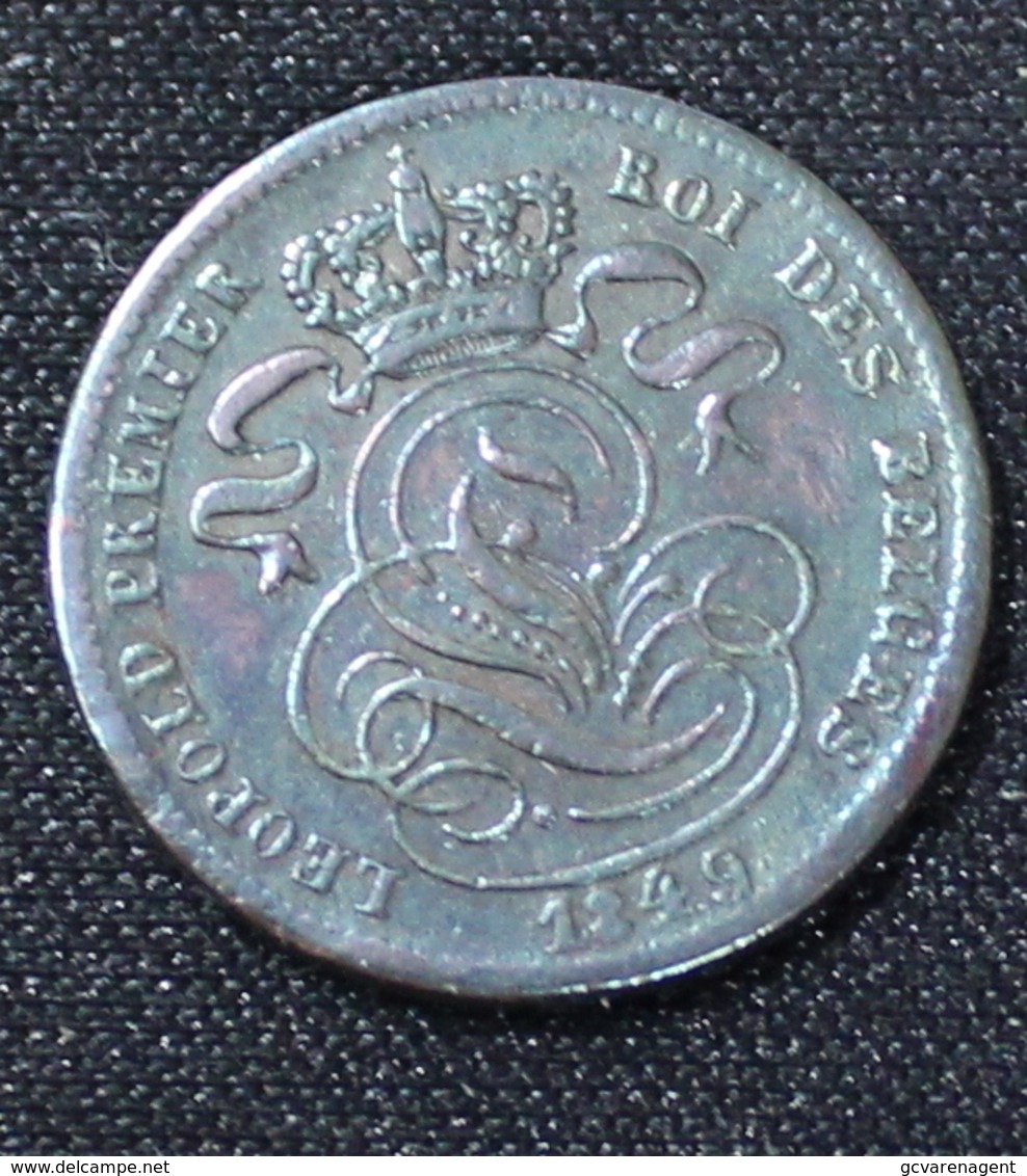 BELGIE  1 CENTIEM  1849   LEOPOLD I   SUPER  KWALITEIT -  ZIE 4 AFBEELDINGEN - 1 Cent